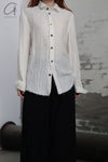 ARCHIVIO J.M.Ribot Square Neck Shirt SH09/BL/X Beige